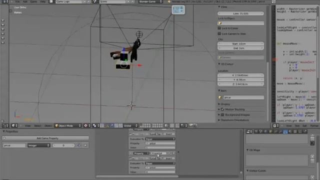 Как сделать FPS игру в Blender part 3 прицеливание смотреть онлайн