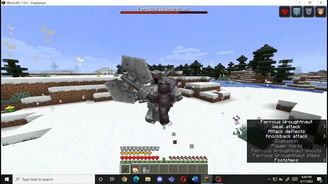 Ferrous Wroughtnaut Boss Fight (minecraft java) смотреть онлайн