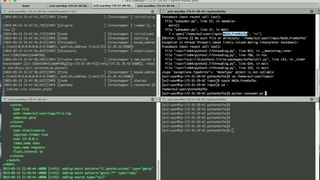 CSCI-E63 , 2015 Final Project - Messaging Options for Big Data: Kafka vs Logstash vs Fluentd смотреть онлайн