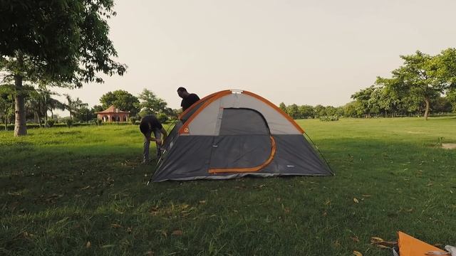 #AmazonBasics 4 Person #Camping Tent #Unboxing смотреть онлайн