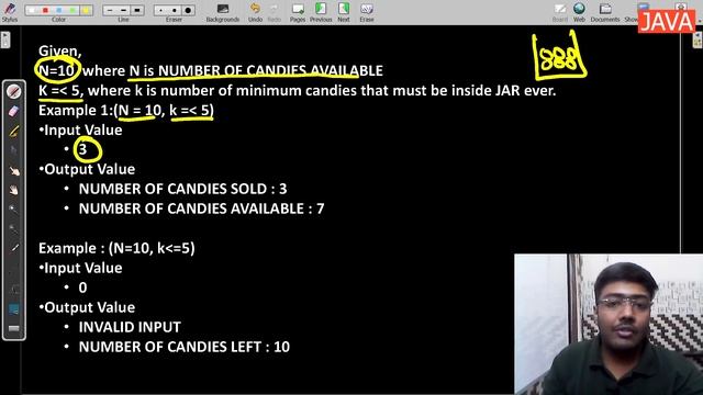 Candies in Jar Problem | Asked in TCS NQT 2020 | JAVA Solution смотреть онлайн