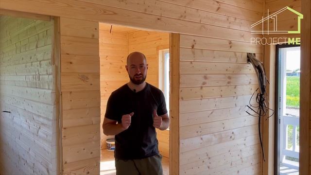 Обзор построенного дома по индивидуальному проекту в КП Спасибо врачам, Домодедовского района, МО смотреть онлайн