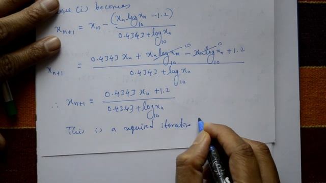 Newton Raphson method using logarithm function example(PART-6) смотреть онлайн