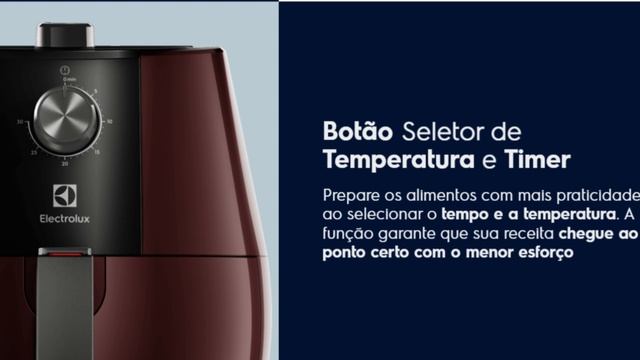 AirFryer Electrolux Grand 4L Vermelha Efficient por Rita Lobo (EAF31) смотреть онлайн