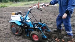 Тест переделанной копалки КВМ02 Целин