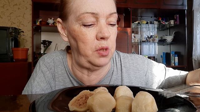 #Mukbang Tatyana eats #мукбанг #food #eating #еда #хинкали смотреть онлайн
