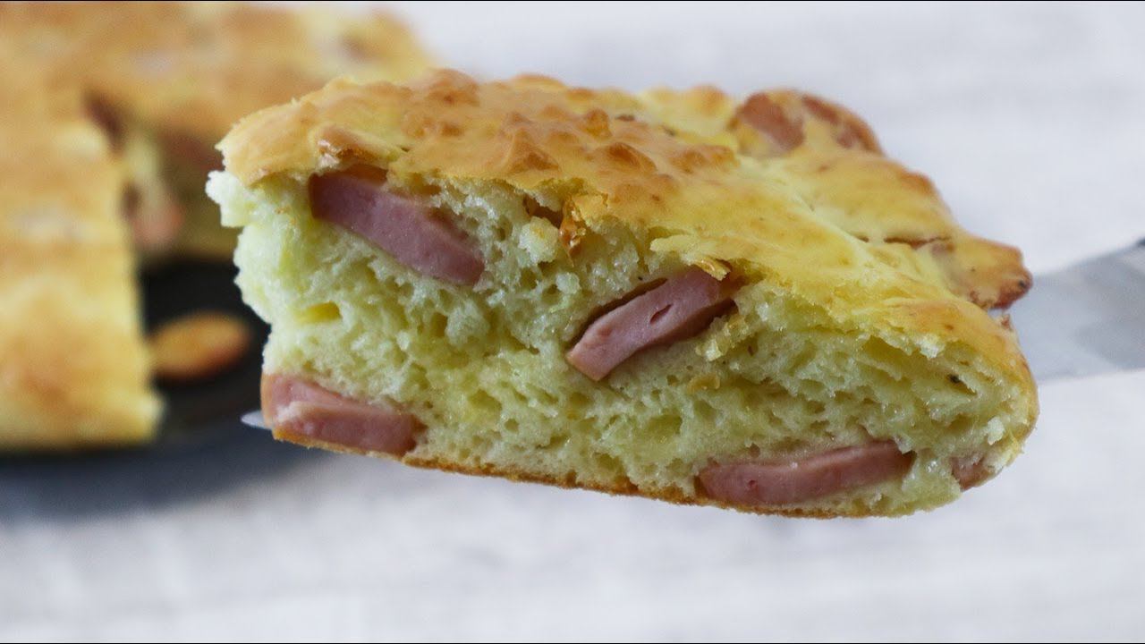 Пирог с сыром и сосисками. Закусочный пирог. Котлеты с сыром и сосисками - Очень вкусно смотреть онлайн