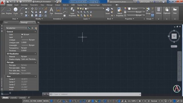 Autocad 2016 - Fast Course for Beginners - Intro смотреть онлайн