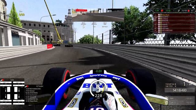 ACFL 2019 Monaco Lap 1 Accident смотреть онлайн