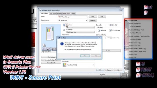 Universal Login Manager (part2) - Secure Print Setup смотреть онлайн