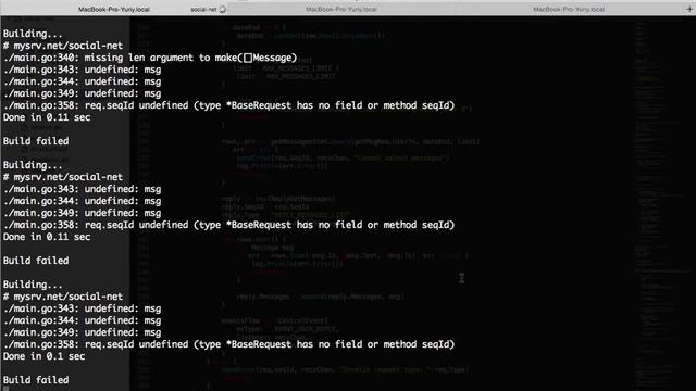 Writing "social network" in go lang, part 1 смотреть онлайн