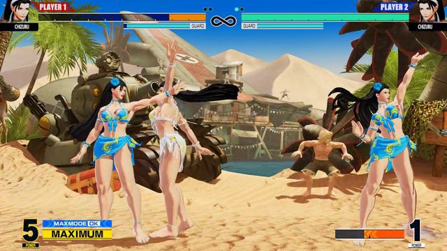 KOF XV Chizuru In Chun Li Swimsuit Mod 4K