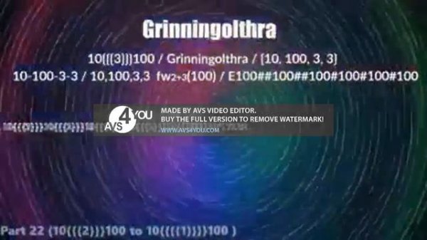 Numbers -Infinity to Infinity All 50 Parts!!!! (32X SPEED!)