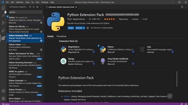 How to setup python in visual studio code in Tamil 2021. смотреть онлайн