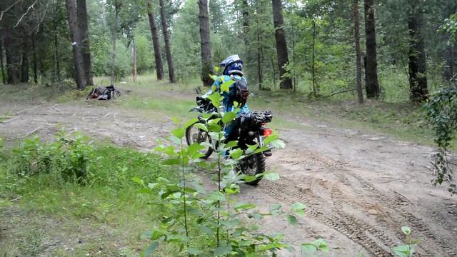 Урок 1 DRZ400 эндуро с пассажиром