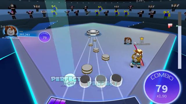 Roblox Ro beats music (i'm blue), dificuldade 16. смотреть онлайн