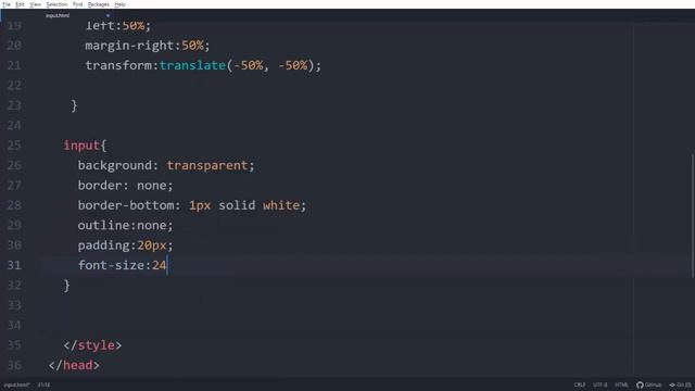 Pure CSS Animated Input Box - Latest HTML CSS Web Tutorial смотреть онлайн