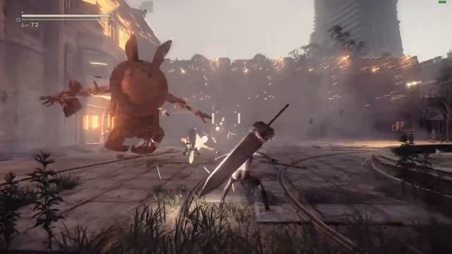 Levelling up to fight Emil | NieR Automata смотреть онлайн