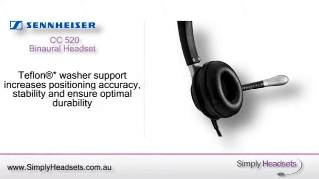 Sennheiser CC 520 Over the Head, Binaural Headset Video Overview смотреть онлайн