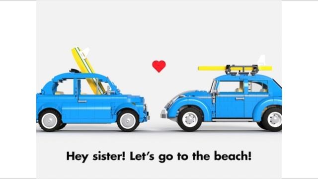 LEGO Creator Expert Fiat 500 Details!!! смотреть онлайн