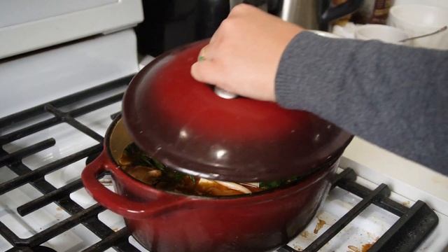 Vegan Kimchi Soup With Tofu, Mushrooms, And Bok Choy | Winter Recipes
