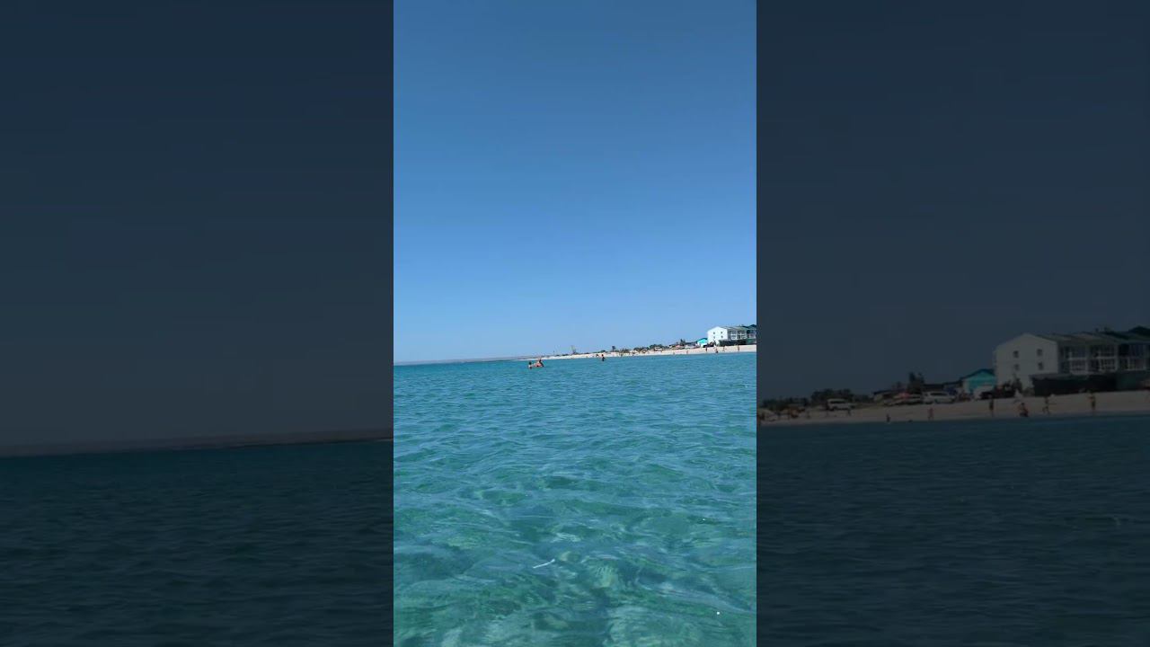 Крымские Мальдивы, коса Южная 2024. #крым2024 #море #shotrs #travel смотреть онлайн