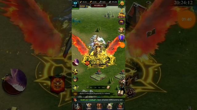 Clash Of Kings : Are GRIFFINS/T13 Troops eating up all your Food - TRY THIS TRICK 😉 смотреть онлайн