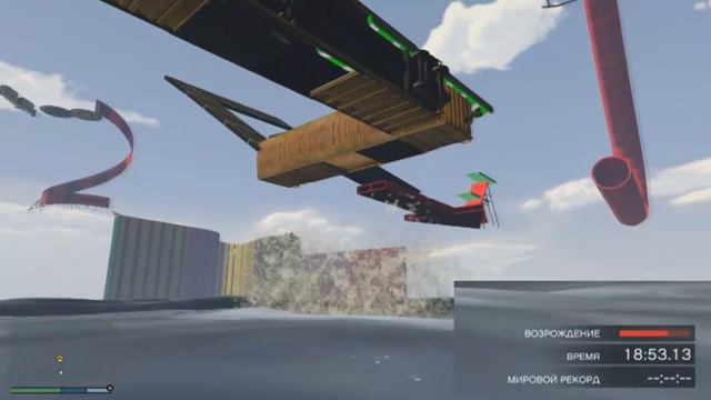 Ну зачем столько воды? 30 минут тонул на одном чекпоинте. GTA Online смотреть онлайн