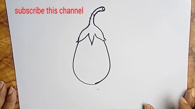 How to draw Brinjal step by step. কিভাবে বেগুন আঁকতে হয়। Brinjal Drawing. смотреть онлайн
