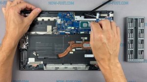Asus ZenBook 14 UX425E Disassembly, fan cleaning and thermal paste replacement
