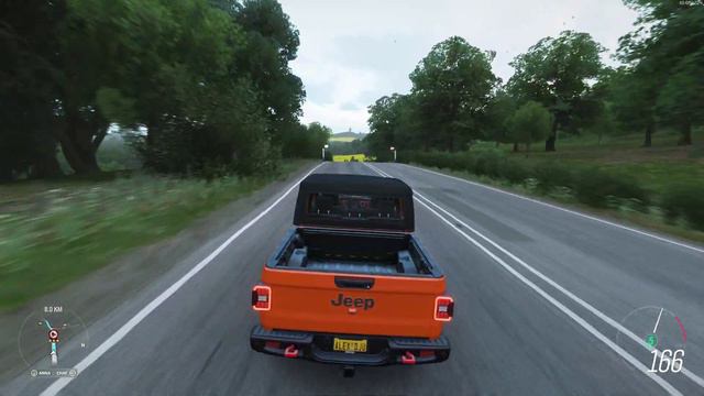 Forza Horizon 4 - 2020 Jeep Gladiator Rubicon - Car Show Speed Jump Crash Test . 4K 60fps. смотреть онлайн