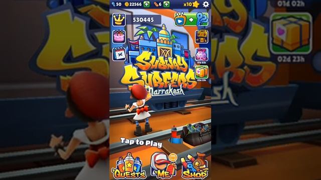 Играю в игру (Subway Surf) на телефоне? смотреть онлайн