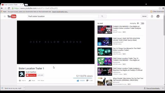 Toy Freddy And Chica React to Sister Location Trailer смотреть онлайн