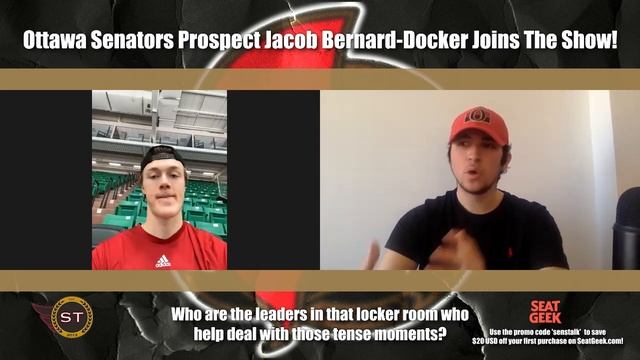 Ottawa Senators Prospect Jacob Bernard-Docker Joins The Show! смотреть онлайн
