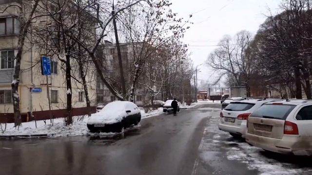 Москва 3509 Щербинка, Садовая и Люблинская улица зима день смотреть онлайн