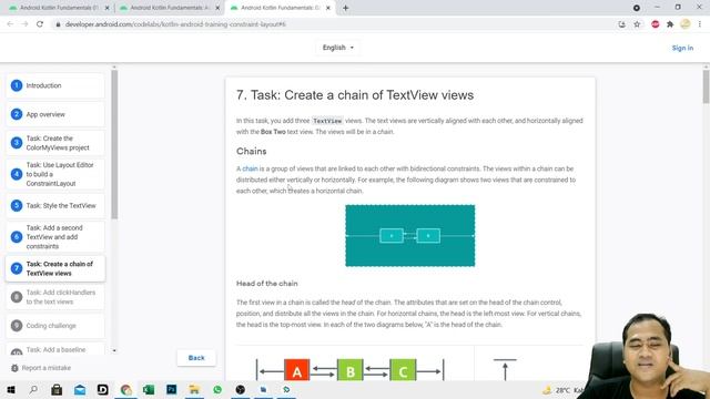 Constraint Layout Using The Layout Editor Part 1 - Android Kotlin Fundamental смотреть онлайн