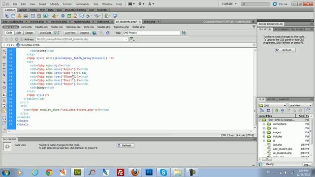 Clinical Management System lecture 5.2 How to Display Data смотреть онлайн