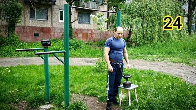 #28 ПОДТЯГИВАНИЯ ЗА 5 МИН ! + 16 КГ ! Pull-ups in 5 min + 16 kg ! смотреть онлайн