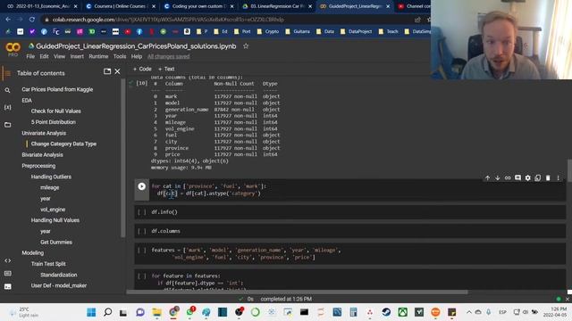How to change data type in pandas with for loop смотреть онлайн