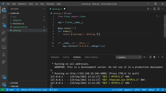 Part 1 | Python-AWS | Create a simple Restful API using Flask | BS Tech смотреть онлайн