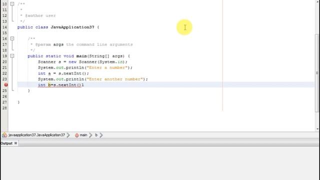 Using a Scanner in java | Finding sum of 2 numbers | Java program for beginners смотреть онлайн