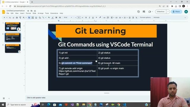 Git Commands using VSCode Terminal|Session#6|Creating my first git Repository| Latest 2023 #github смотреть онлайн