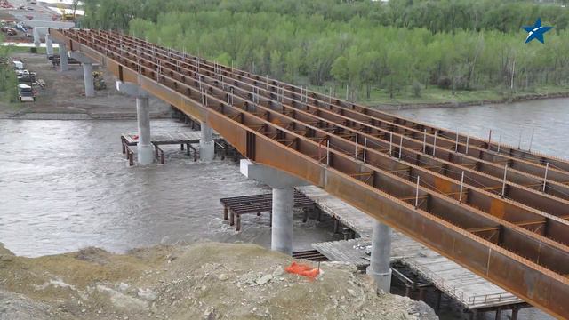 Billings Bypass Yellowstone River Bridge (Time-lapse Video) смотреть онлайн