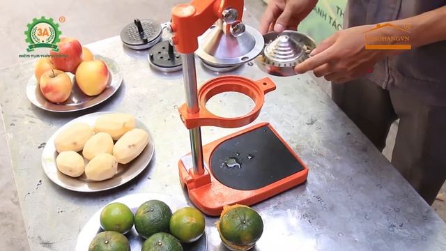 Dụng cụ ép cam giá rẻ|Máy vắt cam không dùng điện đa năng, cắt hoa quả, khoai tây chiên 3A смотреть онлайн