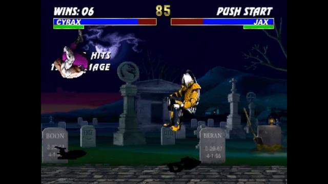 Mortal Kombat 3 - Cyrax Playthrough - HD смотреть онлайн