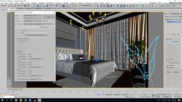 17 Render Element -Corona Render 3D Max Rendering