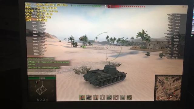 World of Tanks TEST Core 2 Duo T7500 + GF8600m GS OC смотреть онлайн