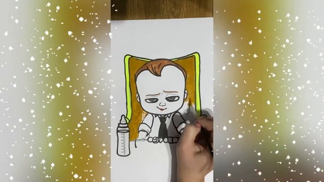 Как нарисовать Босса - Молокососа | Рисуем Босс Молокосос | Boss baby смотреть онлайн