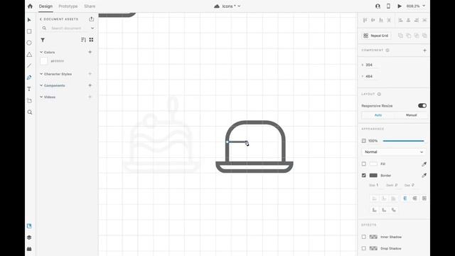 How to make custom icon in Adobe XD / cake icon in XD / Adobe XD मे आयकन कैसे बनाते है / Adobe XD смотреть онлайн