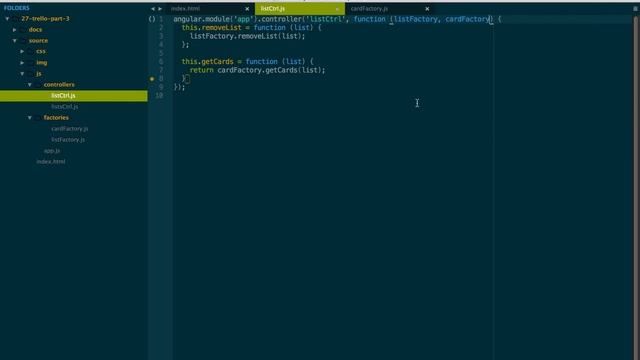 Angular - Пишем Trello - #3 - Делаем отображение и создание карточек смотреть онлайн